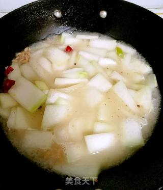 海米烧冬瓜的做法步骤：5