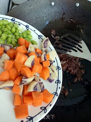 瘦肉土豆焖饭的做法步骤：8