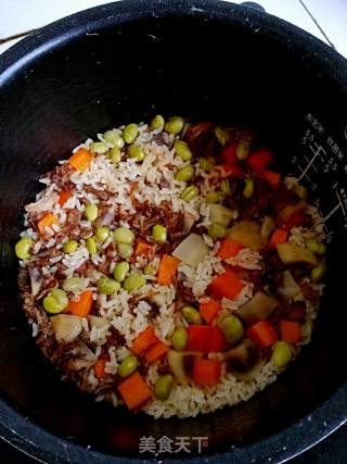 瘦肉土豆焖饭的做法步骤：12