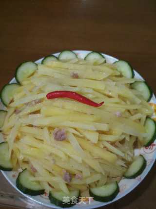 肉末炒薯条的做法步骤：5
