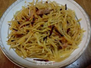 午餐肉炒土豆丝的做法步骤：10