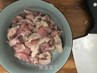 茭白瘦肉丝的做法步骤：3