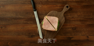 西屋特约之芝士火腿鸡蛋三明治的做法步骤：8
