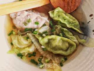 青汁水饺的做法步骤：5