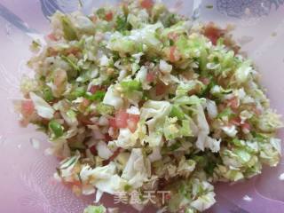 杂粮时蔬虾肉煎饼的做法步骤：3