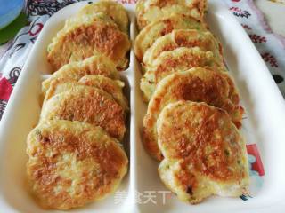 杂粮时蔬虾肉煎饼的做法步骤：7