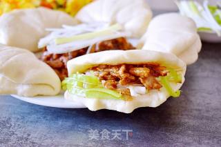 京酱肉丝荷叶饼的做法步骤：23
