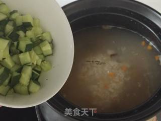五彩虾仁粥的做法步骤：12