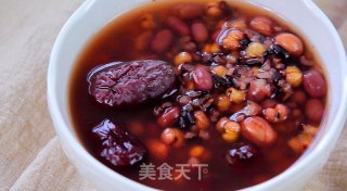 补气五红粥的做法步骤：4