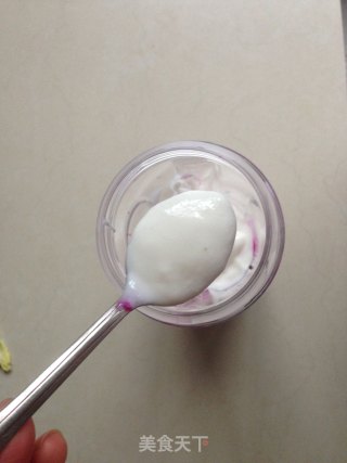 渐变色火龙果酸奶的做法步骤：3