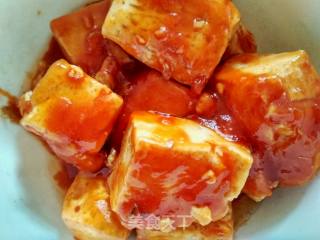 茄汁烧豆腐的做法步骤：4