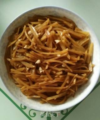 蒜香土豆丝的做法步骤：4