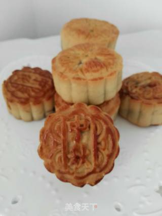 广式蛋黄月饼的做法步骤：19