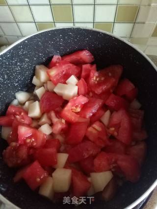 番茄炖牛肉的做法步骤：3