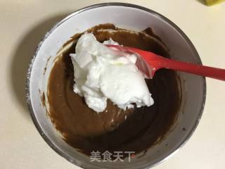 可可戚风蛋糕的做法步骤：9