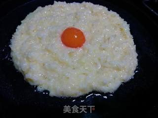 双蛋煎米饼的做法步骤：2