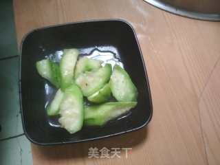 肉片炒丝瓜的做法步骤：7