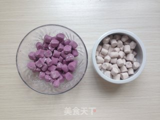 牛奶蜜豆芋圆的做法步骤：5
