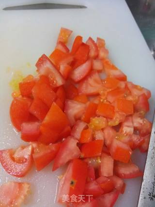 番茄烩煎豆腐的做法步骤：2