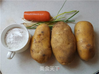 土豆饼的做法步骤：1