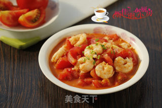 番茄炒虾仁的做法步骤：12