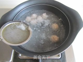 葫芦汆丸汤的做法步骤：5