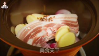 韩式辣白菜五花肉的做法步骤：8