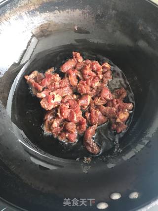 孜然牛肉的做法步骤：6