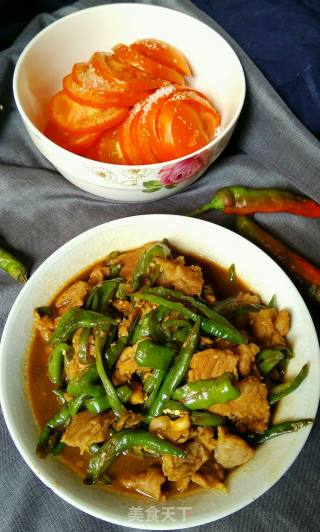 杭椒炒里脊肉的做法步骤：9