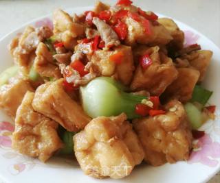 剁椒炖油豆泡的做法步骤：8