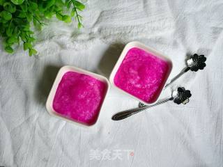 芝麻香火龙果米糊的做法步骤：7