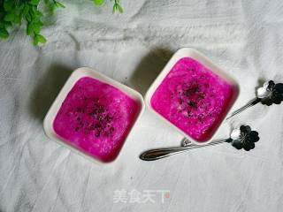 芝麻香火龙果米糊的做法步骤：8