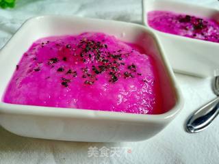 芝麻香火龙果米糊的做法步骤：9