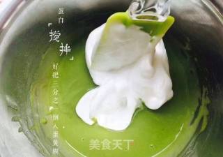 青汁蛋糕的做法步骤：4