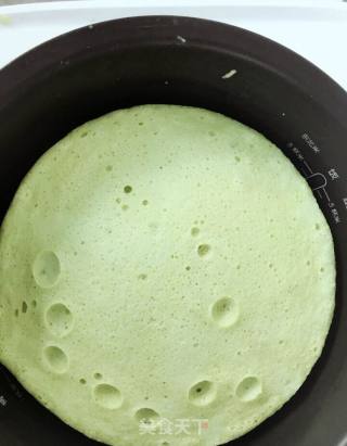 青汁蛋糕的做法步骤：5