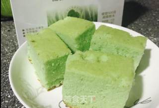 青汁蛋糕的做法步骤：6