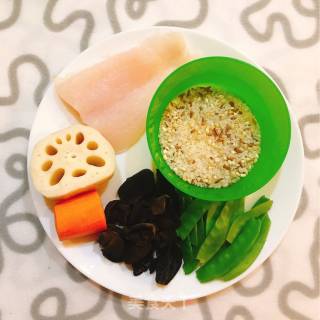 时蔬鱼排便当-减脂食谱的做法步骤：1