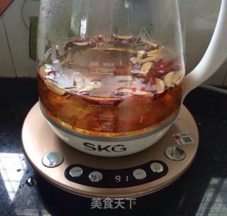 桃胶炖牛奶的做法步骤：4