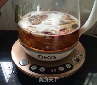 桃胶炖牛奶的做法步骤：5