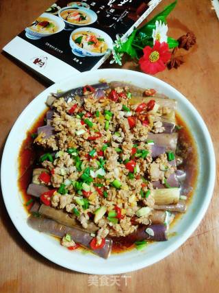 肉末蒸茄子的做法步骤：8