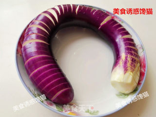 蒸肉末茄龙的做法步骤：5