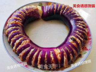 蒸肉末茄龙的做法步骤：6