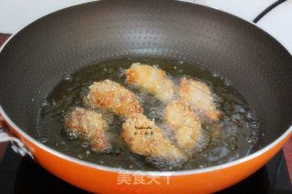 酥脆炸鸡根的做法步骤：6
