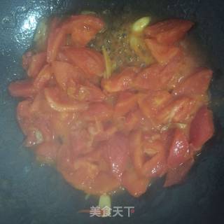 西红柿疙瘩汤的做法步骤：6