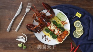 黄油焗波士顿龙虾的做法步骤：9