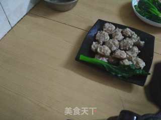 酿冬菇的做法步骤：9