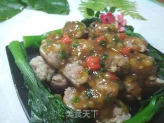 酿冬菇的做法步骤：13