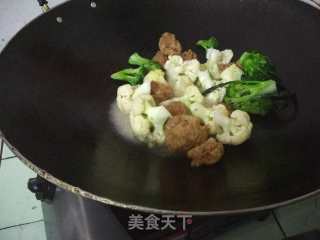 双花炒面根的做法步骤：3