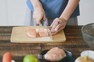 瘦身必备果蔬鸡肉沙拉的做法步骤：2