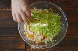 瘦身必备果蔬鸡肉沙拉的做法步骤：4
